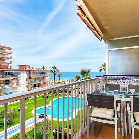 Beachfront Seaview Apartment In Los Boliches By Costarentals - Ref 141 푸엔히롤라 외부 사진